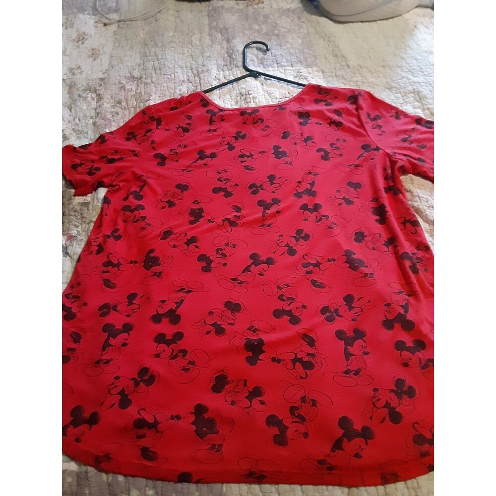 Disney Mickey Mouse graphic 1x T-shirt red Mickey - Picture 11 of 13